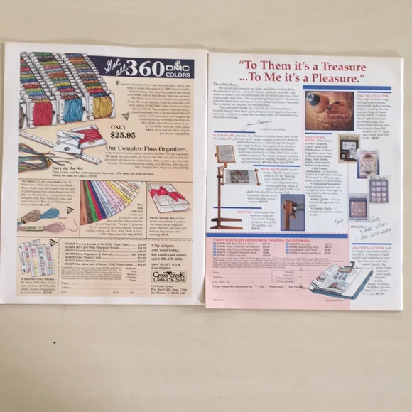 1989-91 Lot of 8 Cross Stitch & Country Crafts Magazines Vintage (Better Homes) - Picture 9 of 9